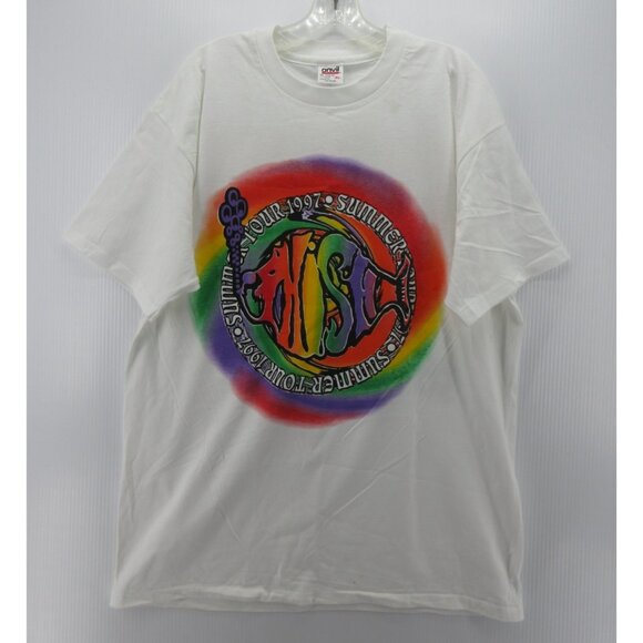 VINTAGE Phish Shirt XL 1997 Maine Great Went Single Stitch 90s USA *